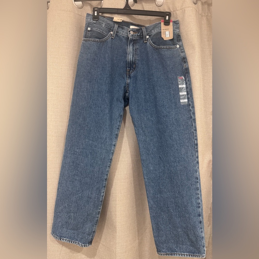 Levi's Men's Straight-Leg Denim Jeans in Mid Blue